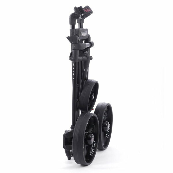Flat-Cat-Gear-chariot-électrique-noir-plié-rue du golf Flat-Cat-Gear-chariot-électrique-noir-plié-rue du golf