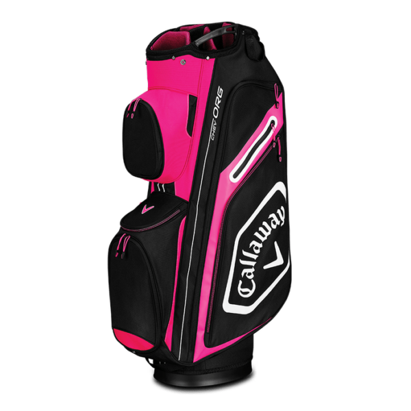 Sac-chariot-callaway-chev-org-noir-blanc-rose-rue du golf