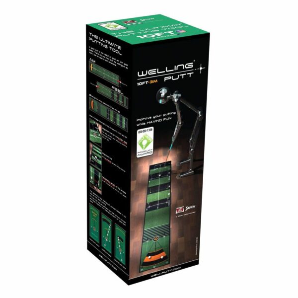 Tapis-d'entraînement-putting-wellputt-boite-rue du golf