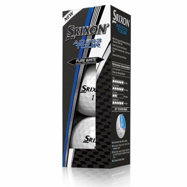 balles-srixon-ad333-tour-pure-white-x3-rue du golf balles-srixon-ad333-tour-pure-white-x3-rue du golf