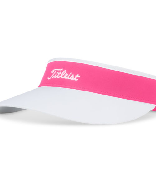 visière-titleist-sundrop-visor-blanc-rose-rue du golf