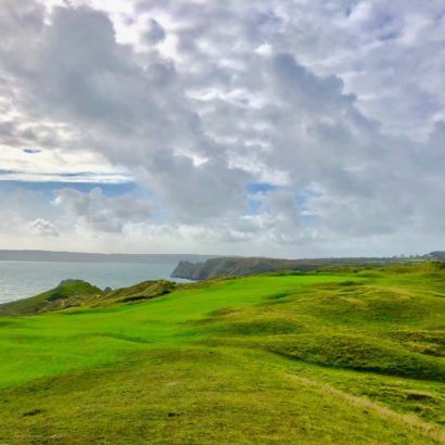 Rue du golf au Pays de galles