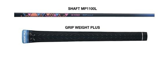 shaft et grip ladysérie de fers XXIO Eleven