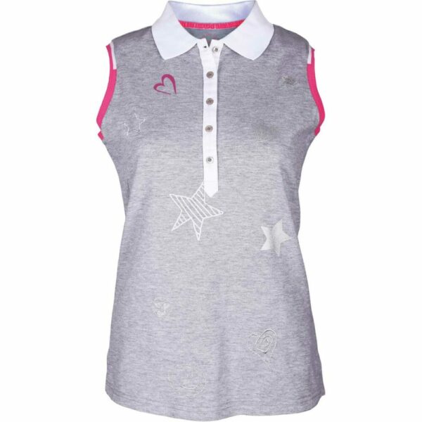 polo sans manches Golf Girls Star Love