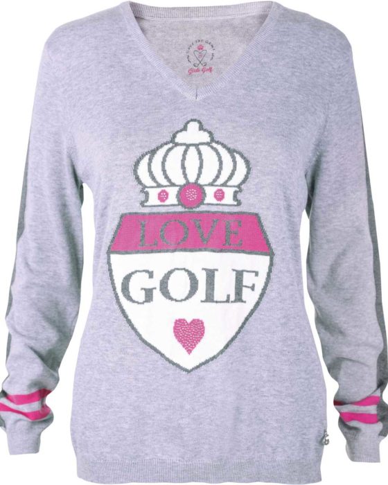 pullover Girls Golf Giant Crest