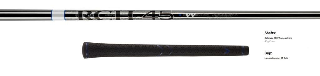 Serie de fers Callaway Big Bertha Reva spécifications