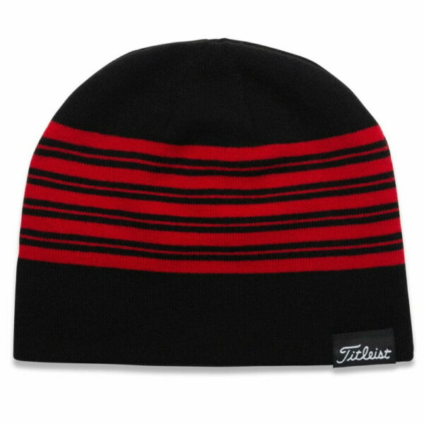 Bonnet Titleist Reversible rouge noir recto Bonnet Titleist Reversible rouge noir recto