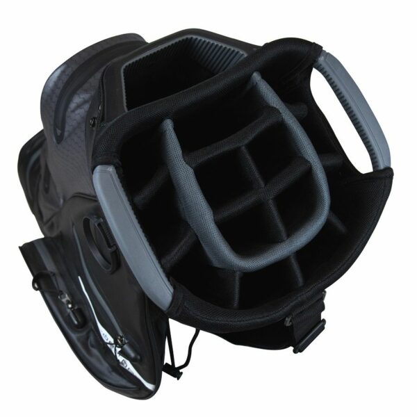 Sac chariot Taylormade Storm Dry Black charcoal dessus