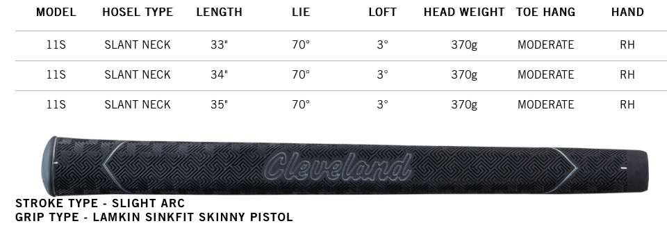 putter Cleveland Huntington Beach Soft Premier 11 S