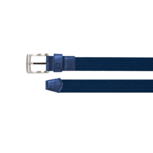 Ceinture tressée Footjoy Bleu