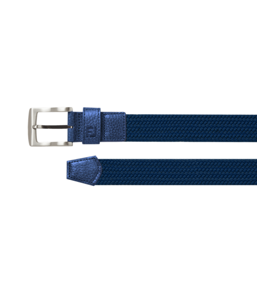 Ceinture tressée Footjoy Bleu