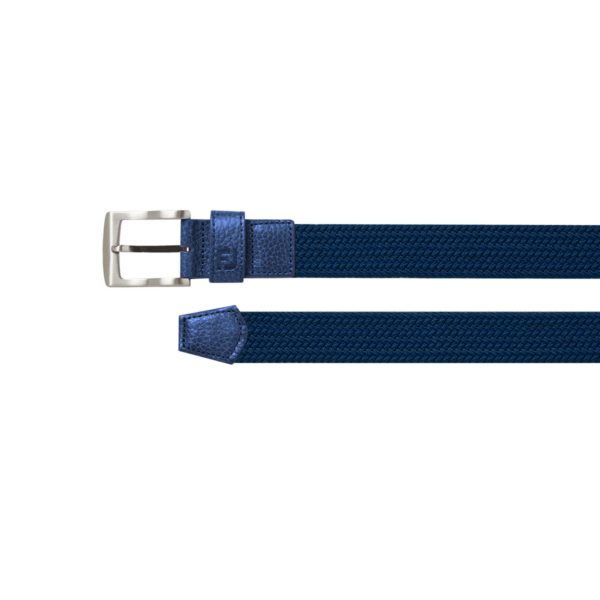 Ceinture tressée Footjoy Bleu