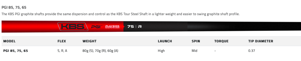 Shaft hybride Cobra Aerojet