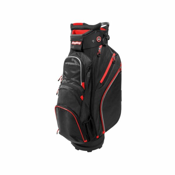 Sac de golf chariot BagBoy Superlite Anthracite/Rouge