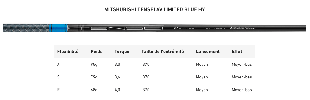 shaft hybride Taylormade Qi10 Tour