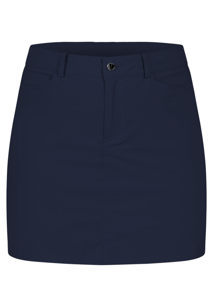 Jupe Short Rohnisch Lightstretch Bleu sur Rue du Golf Jupe golf femme