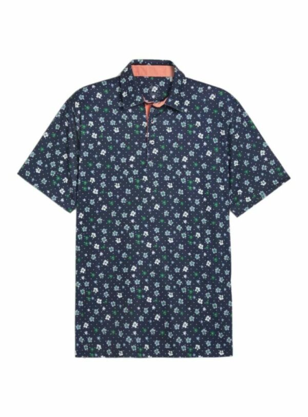 polo-puma-floral-polod-navy-vine-m-deep-navy-vine polo de golf Puma Cloudspun Floral