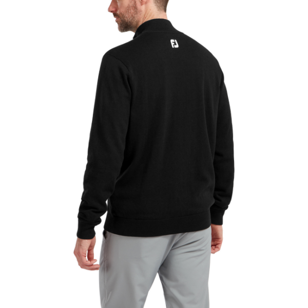pull Footjoy mélange de laine 1/2 Zip