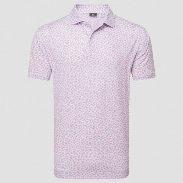 Polo Footjoy Floral Sketch Print Lisle