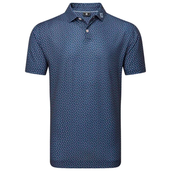 Polo FootJoy Bounce Print Pique Polo FootJoy Bounce Print Pique