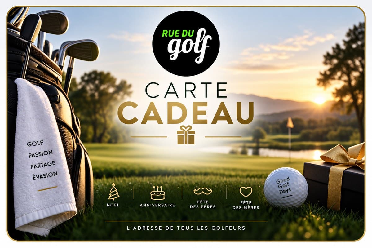 Carte cadeau golf – de 25 € à 500 €